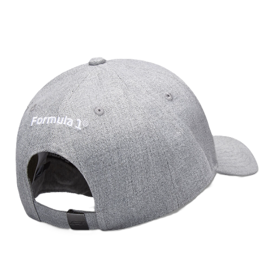 Gorro Oficial Formula 1 Logotipo Bordado F1 3d Gris-2