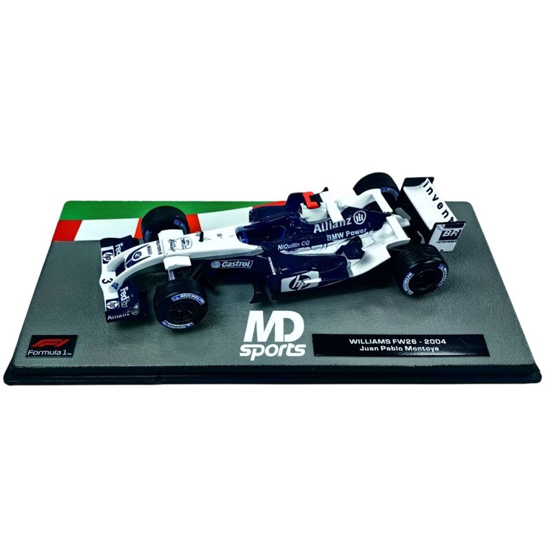 Auto Formula 1 Williams FW26 2004 JP Montoya Acrilico 1:43-1
