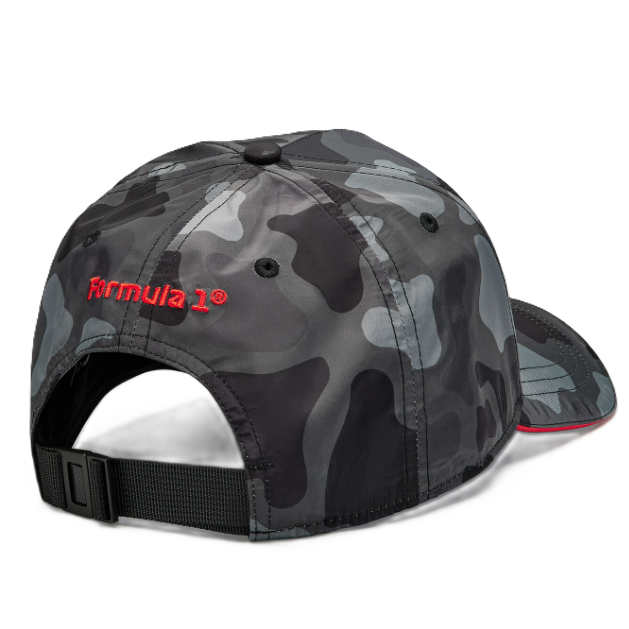Gorro Formula 1 Logo Oficial 3D Camuflaje Gris-2