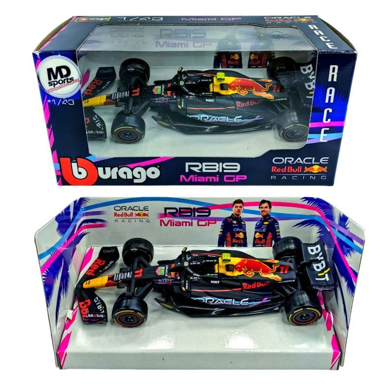 Auto F1 RedBull RB19 Miami 2023 #11 Checo Perez Caja Normal 1:43-1