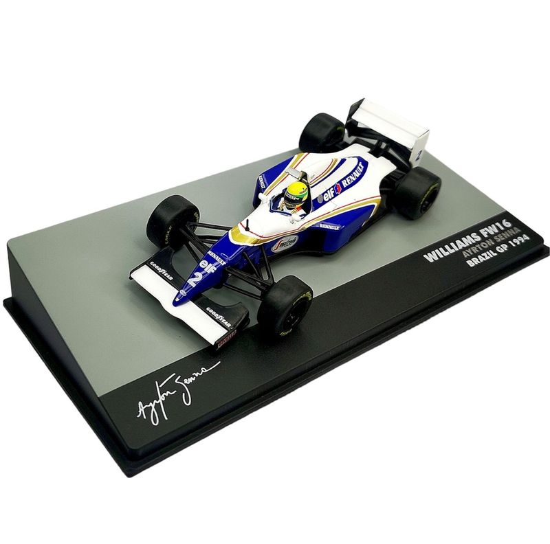 Auto Formula 1 Williams Fw16 1994 #2 Ayrton Senna Ixo 1:43-0