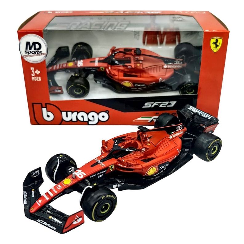 Auto F1 Ferrari SF-23 2023 #16 Charles Leclerc Caja Normal 1:43-0
