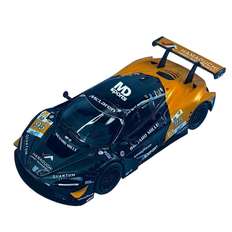 Auto Hypercar Mclaren 720s GT3 Lemans 2024 95 Nico Pino Caja Acrilica Spark 1 64 Negro