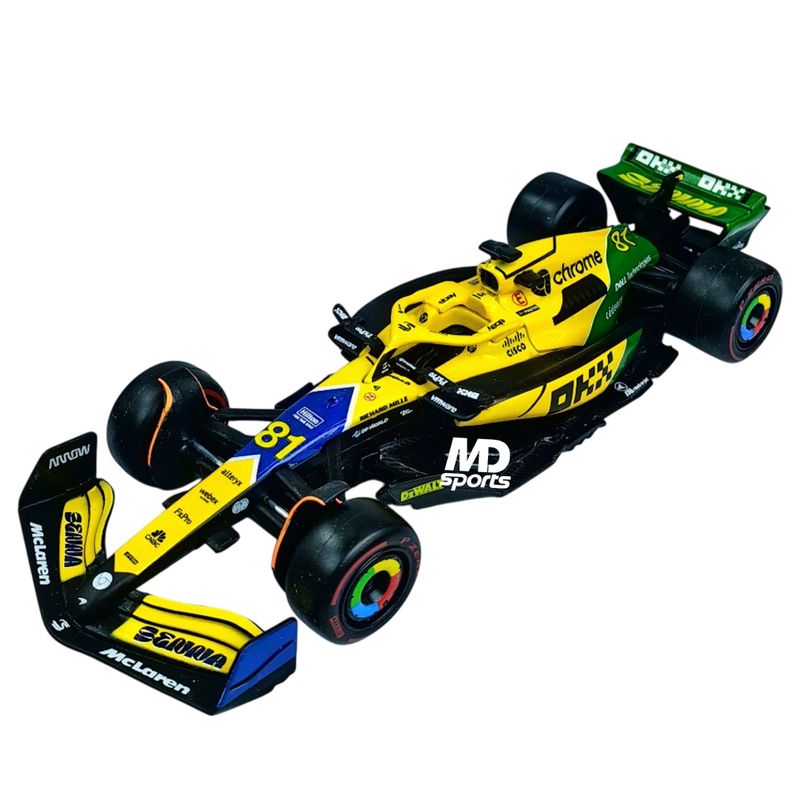 Auto F1 Mclaren Mcl38 Senna Livery 2024 #81 Piastri Escala 1:43-2