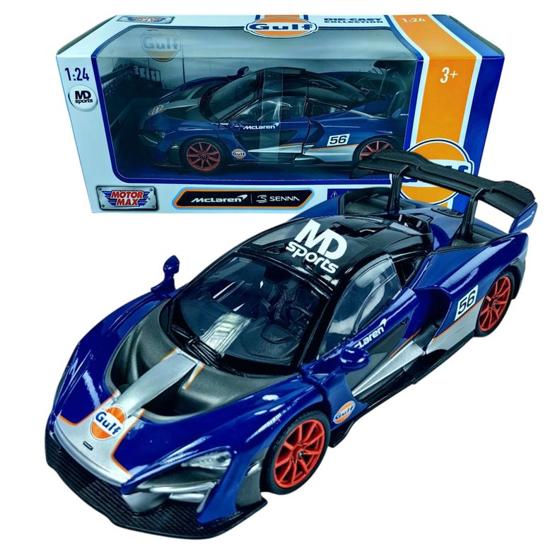 Auto Deportivo Mclaren Senna Gulf Design MotorMax 1.24-0
