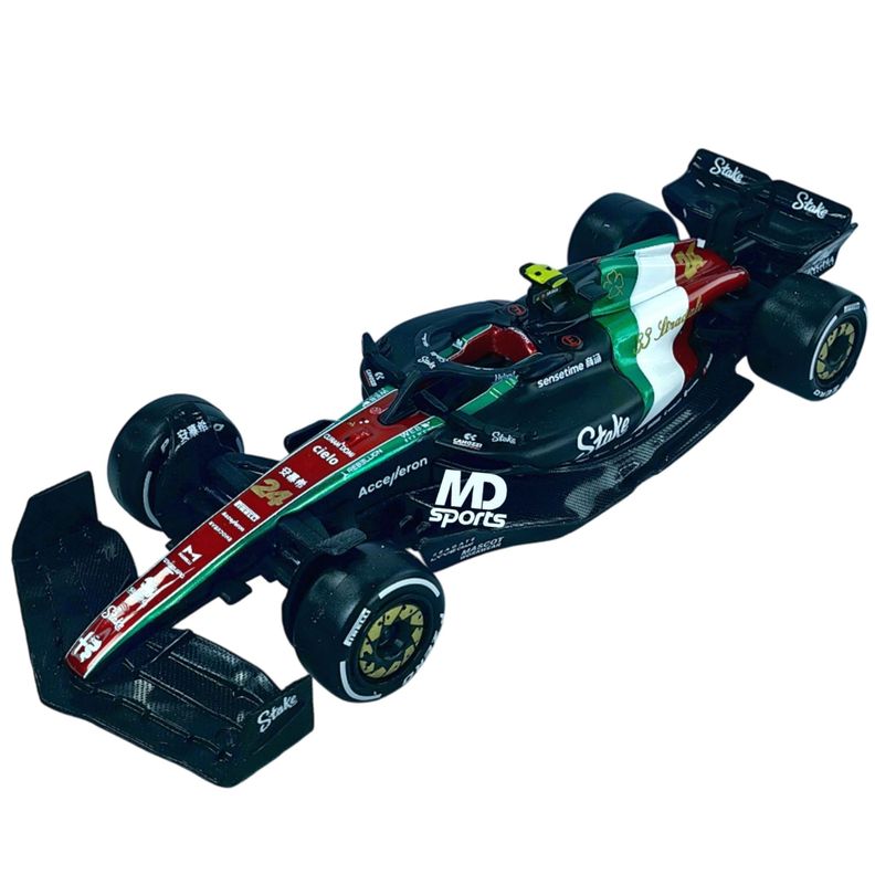 Auto F1 Alfa Romeo C43 Monza 2023 Guanyu Zhou Caja Norm 1:43-2