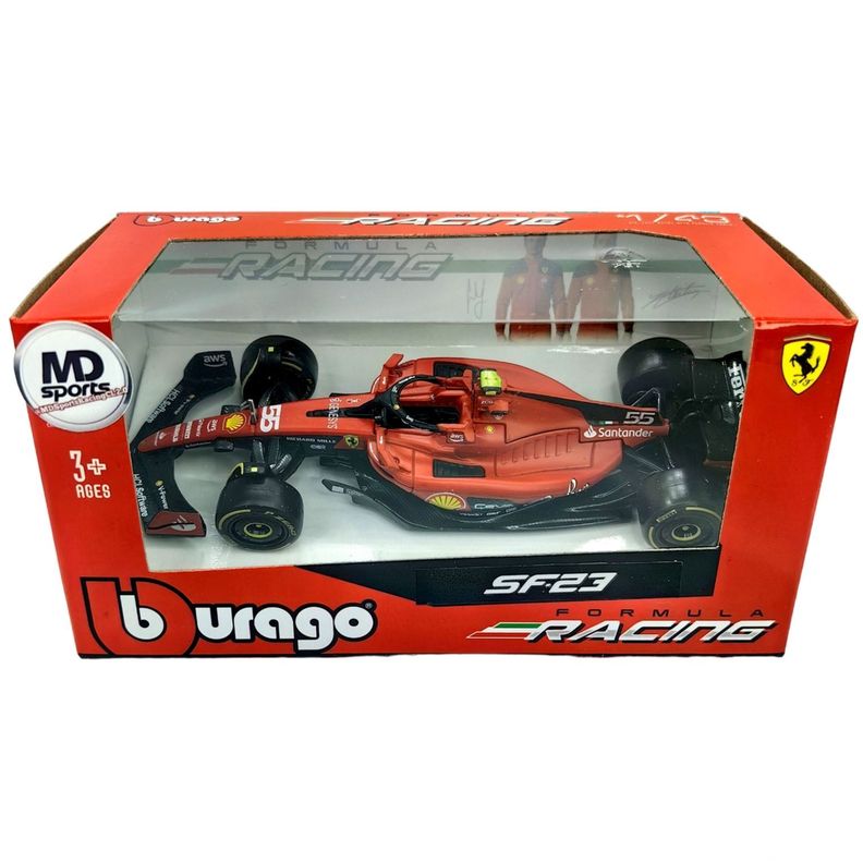 Auto F1 Ferrari SF-23 2023 #55 Carlos Sainz Caja Normal 1:43-1
