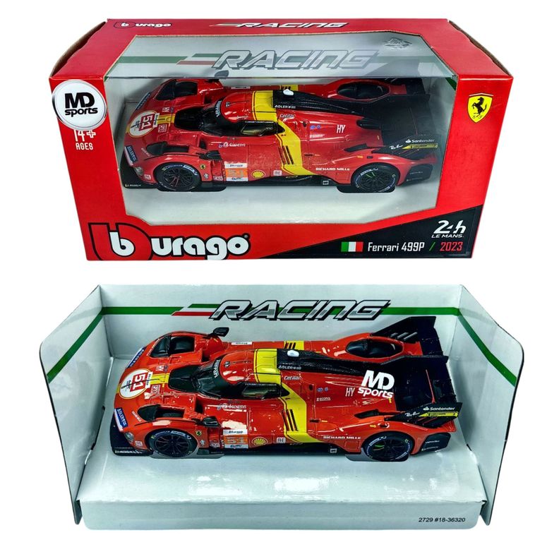 Auto Ferrari 499p WEC Le Mans 24H  2023 Caja Normal 1:43-1