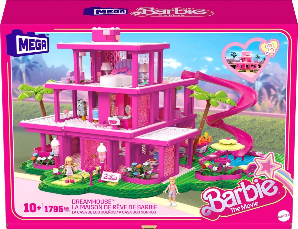 Mega Barbie Dream House Casa de Los Sueños Set de Construccion de la Pelicula-0