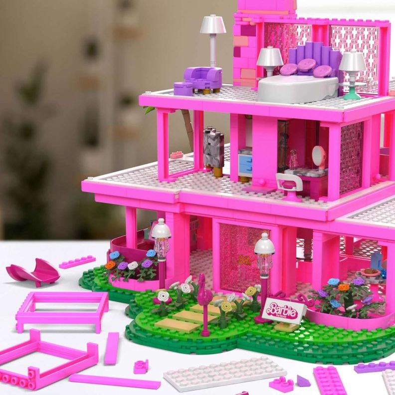 Mega Barbie Dream House Casa de Los Sueños Set de Construccion de la Pelicula-1