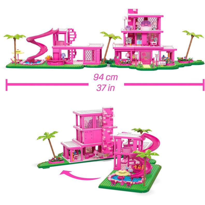 Mega Barbie Dream House Casa de Los Sueños Set de Construccion de la Pelicula-4