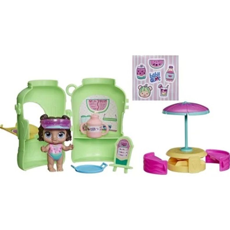 MUÑECA BABY ALIVE FOODIE CUTIES BIBERON SORPRESA-4