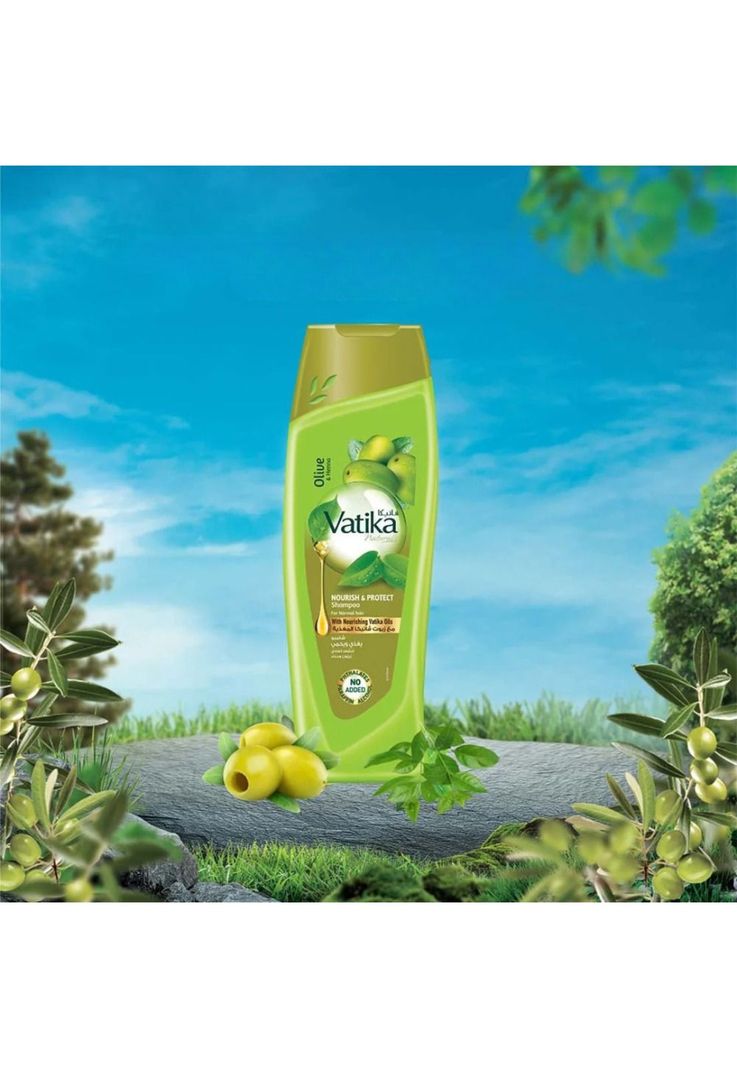 Pack Shampoo Vatika Oliva y Henna 400 ml + 200 ml-1