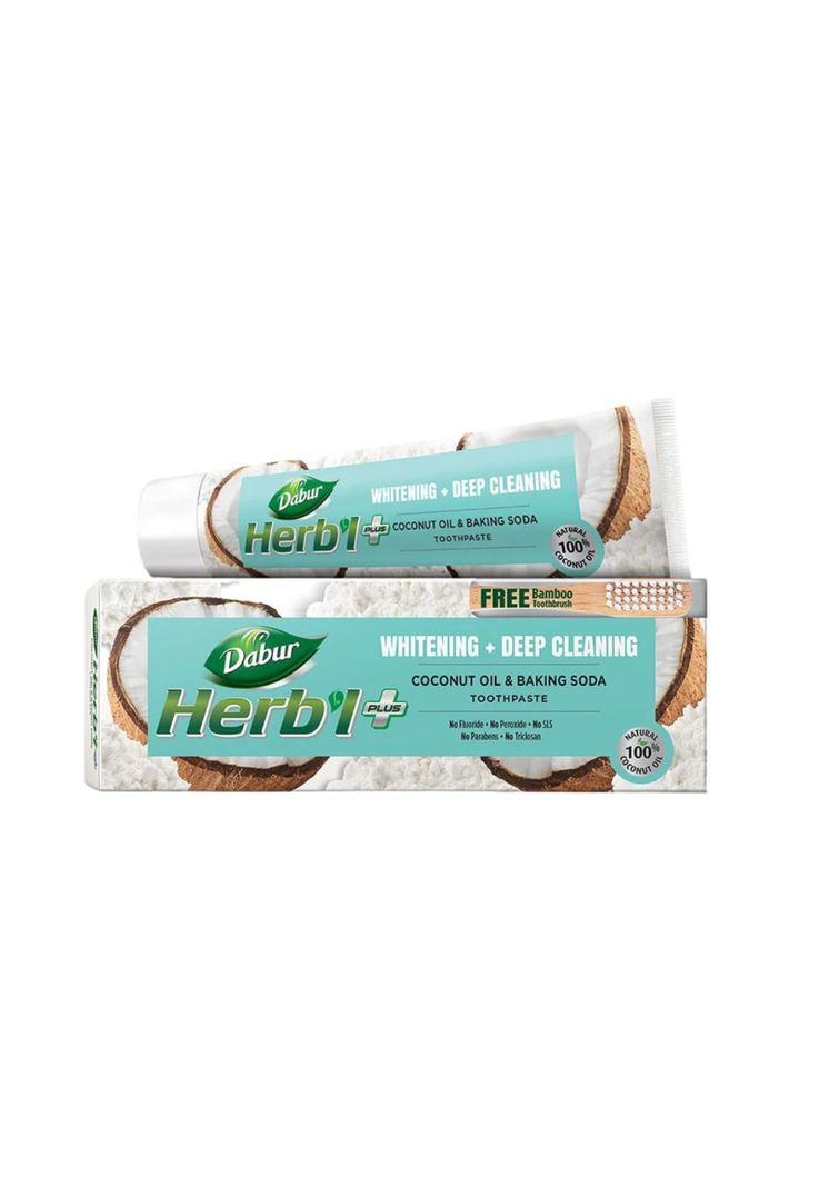 Dabur Herbal Plus Pasta Dental Coconut 150 gr + Cepillo-0