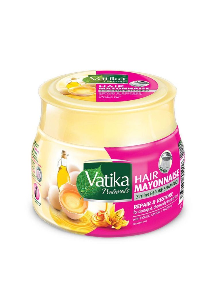 Vatika Mayonesa Capilar Restauración 500 ml-0