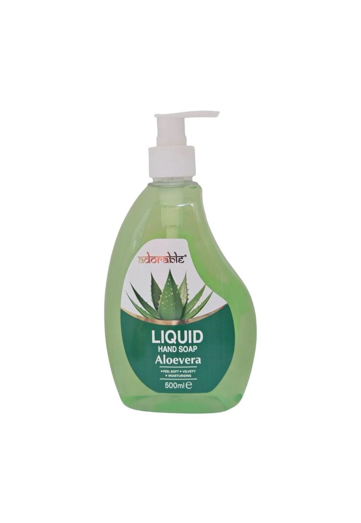 Adorable Jabon Liquido Para Manos Aloe Vera 500 ml-0