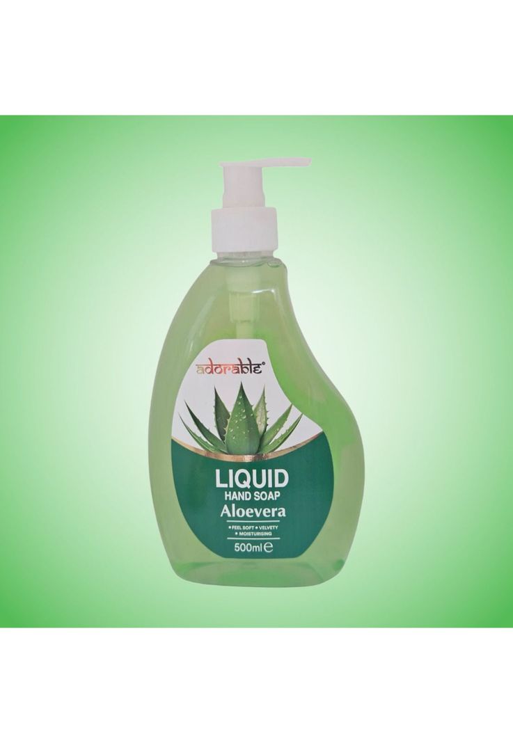 Adorable Jabon Liquido Para Manos Aloe Vera 500 ml-1