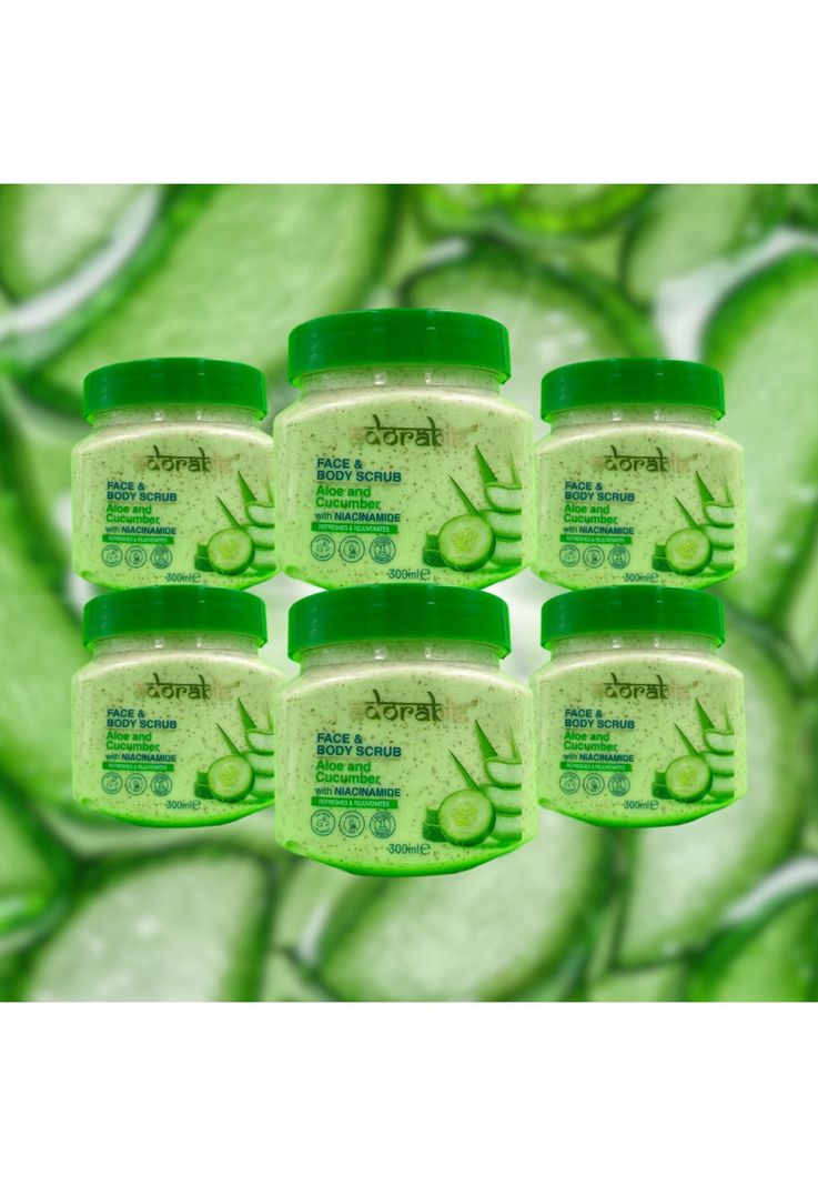 Pack Adorable 6 Exfoliante Aloe Vera-Cucumber & Vit B3 300ml-2