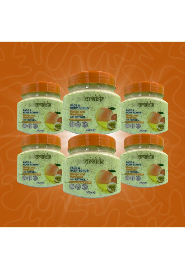 Pack Adorable 6 Exfoliantes Mango-Maracuya & Retinol 300 ml-0