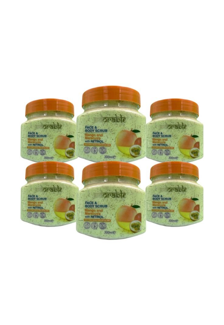 Pack Adorable 6 Exfoliantes Mango-Maracuya & Retinol 300 ml-2