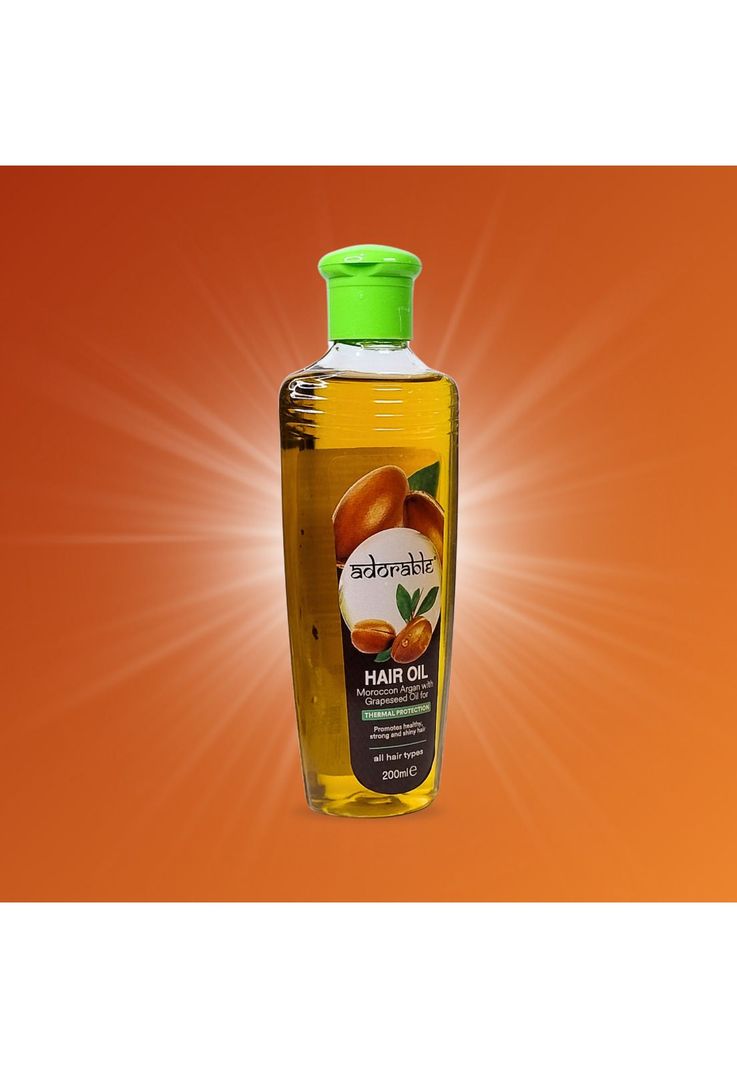Adorable Aceite Capilar Argan & Prot. Térmica 200 ml-1
