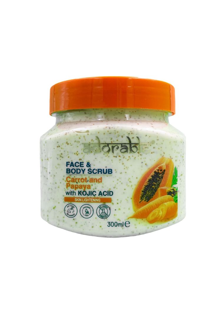 Adorable Exfoliante Zanahoria-Papaya & Ácido Kójico 300 ml-0