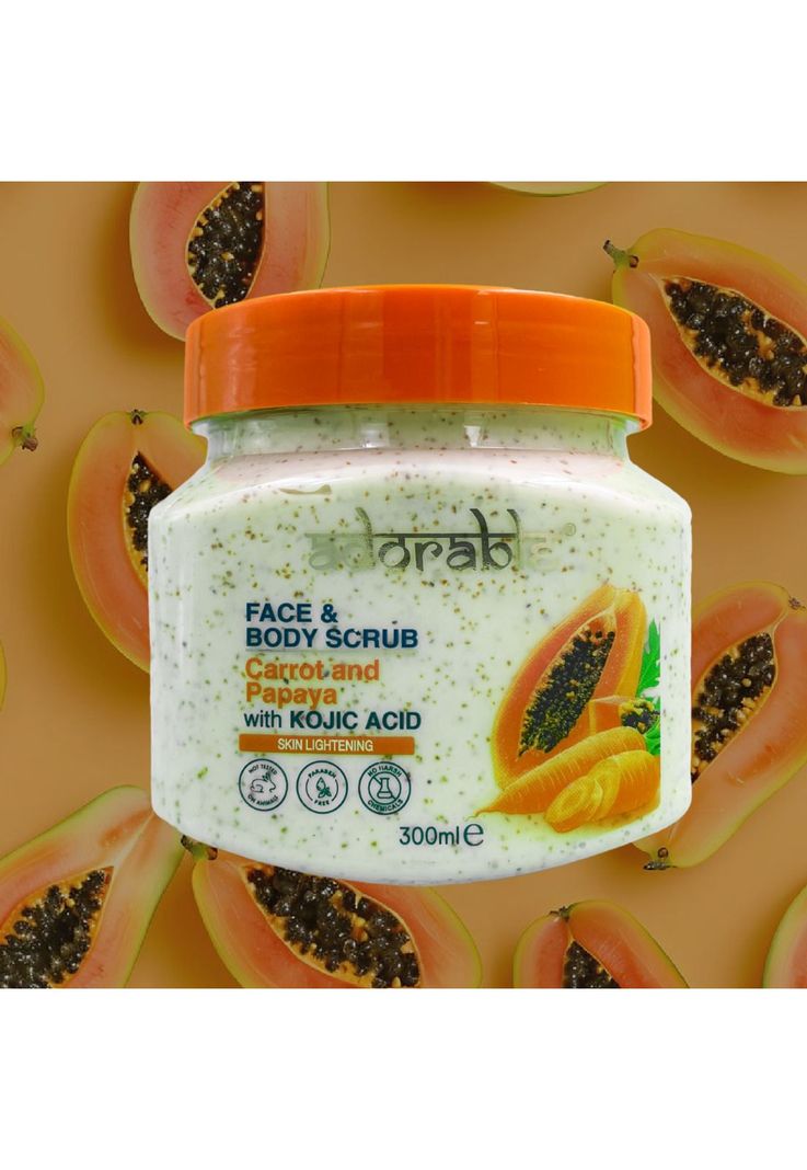 Adorable Exfoliante Zanahoria-Papaya & Ácido Kójico 300 ml-2