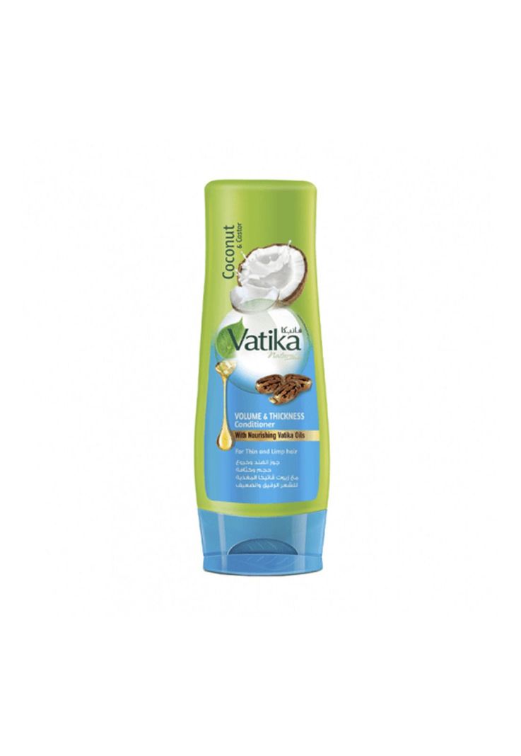 Acondicionador Vatika Coco y Castor Volumen y Espesor 200 ml Transparente