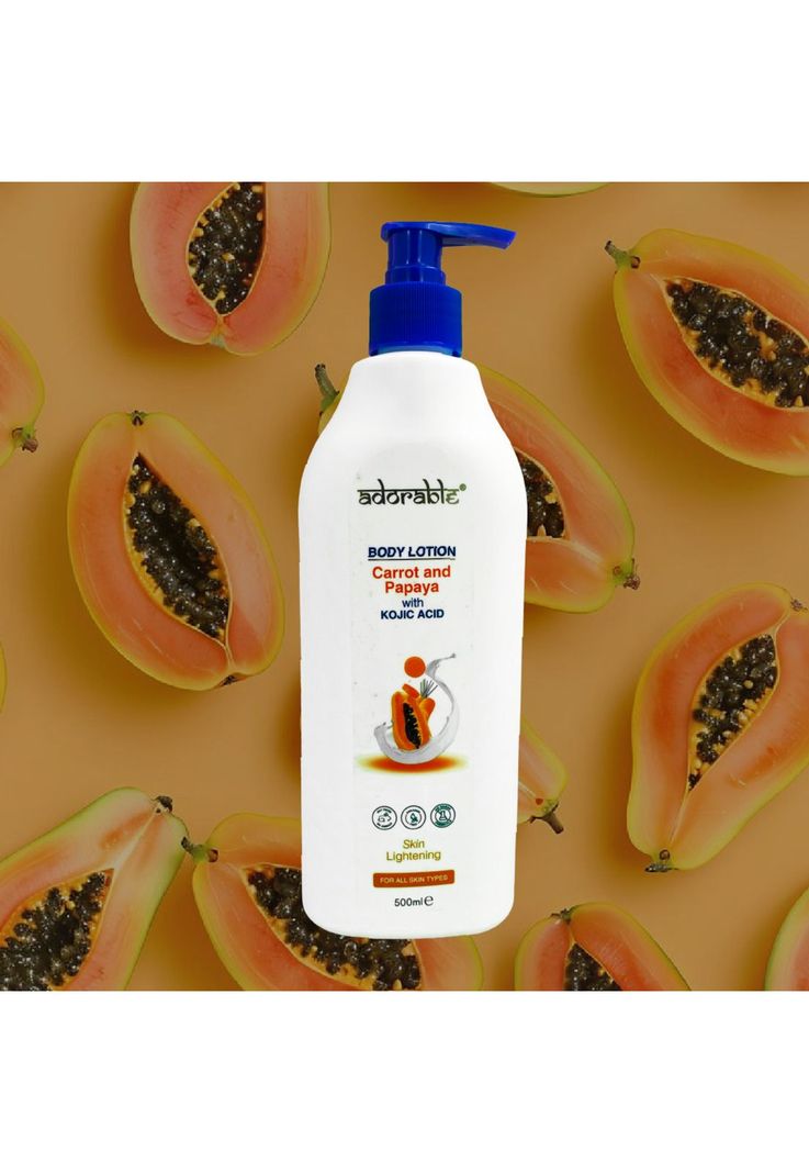 Adorable Loción Corporal Papaya Carrot & Acido kojico 500 ml-2