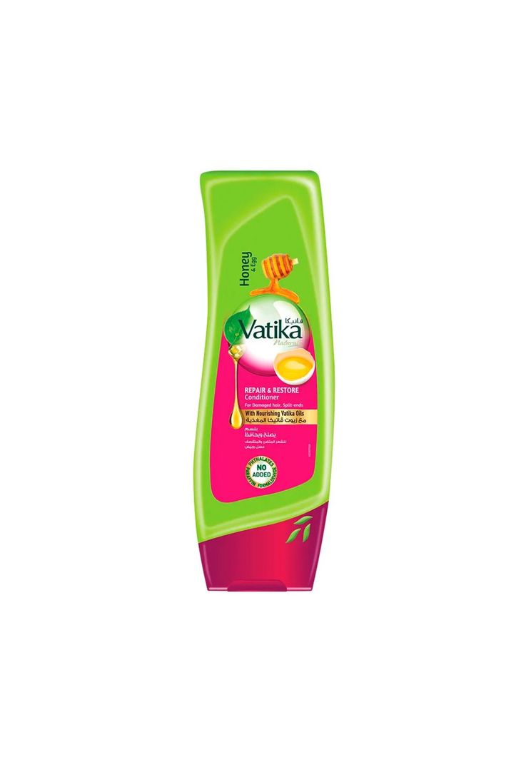 Acondicionador Vatika Miel y Huevo Repara y Restaura 400 ml Fucsia