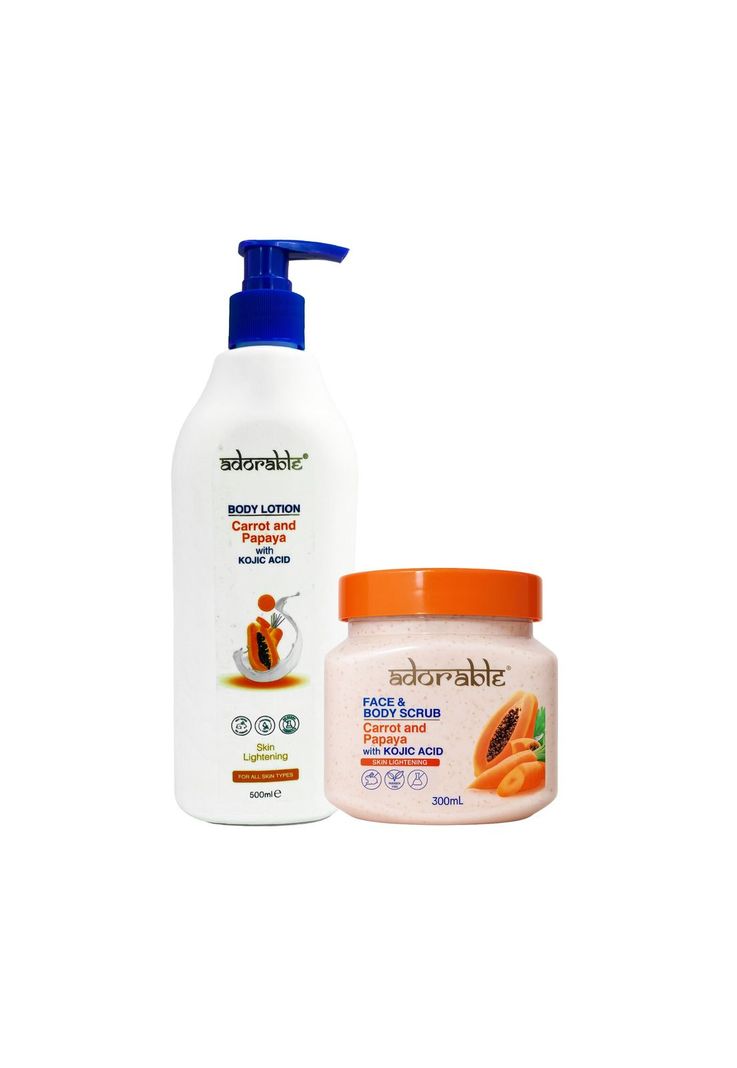 Pack Adorable Corporal Papaya - Carrot & Acido Kojico Naranjo