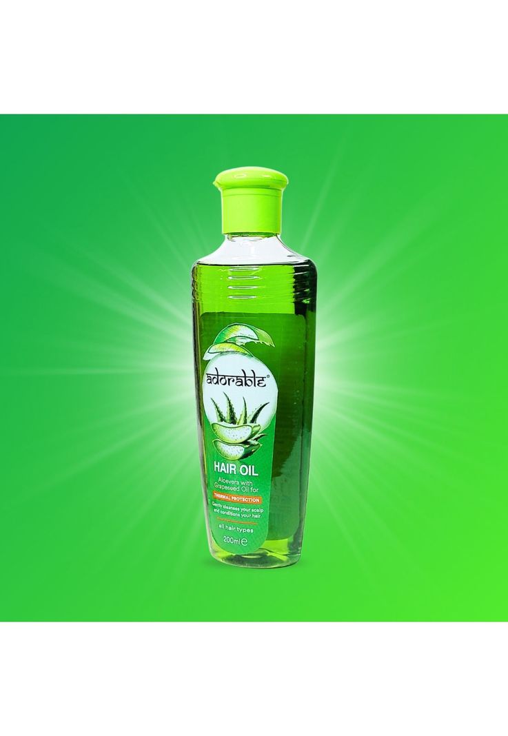 Adorable Aceite Capilar Áloe Vera & Prot. Térmica 200 ml-1