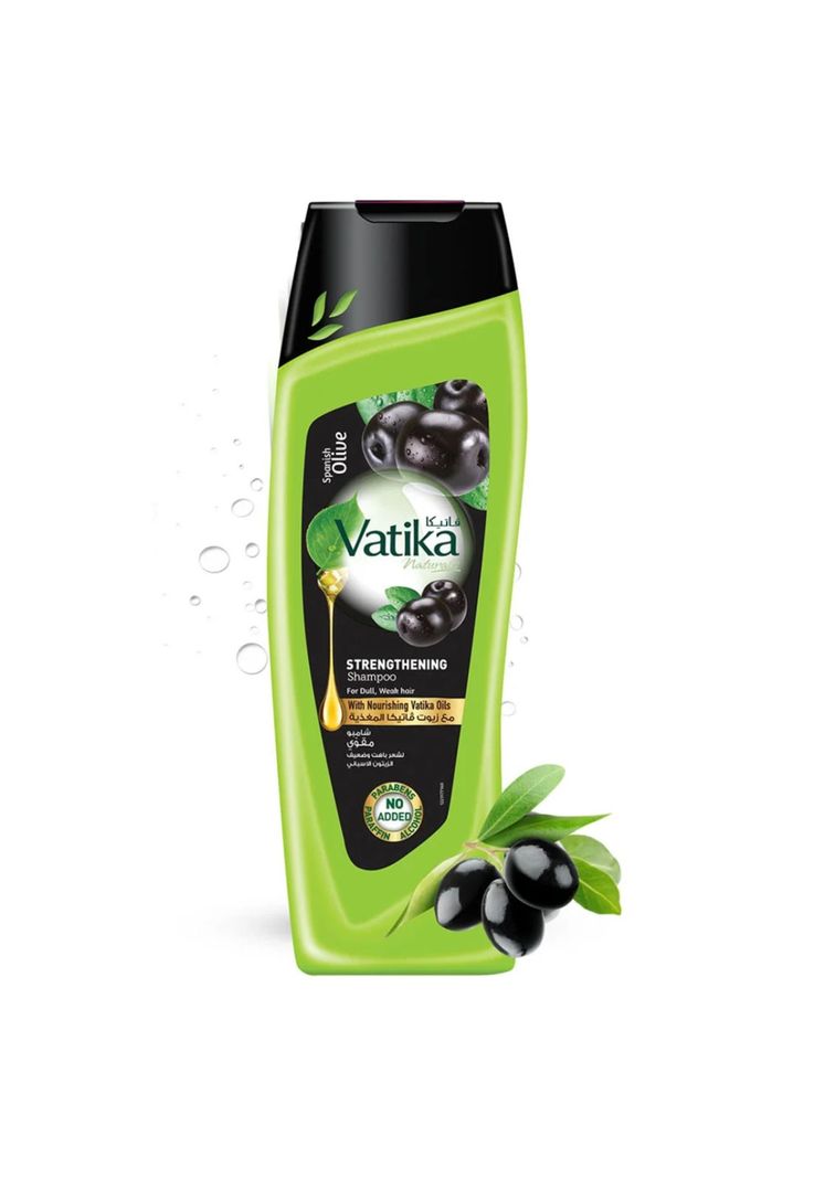 Shampoo Vatika Fortalecimiento Black Olive 400 ml Negro