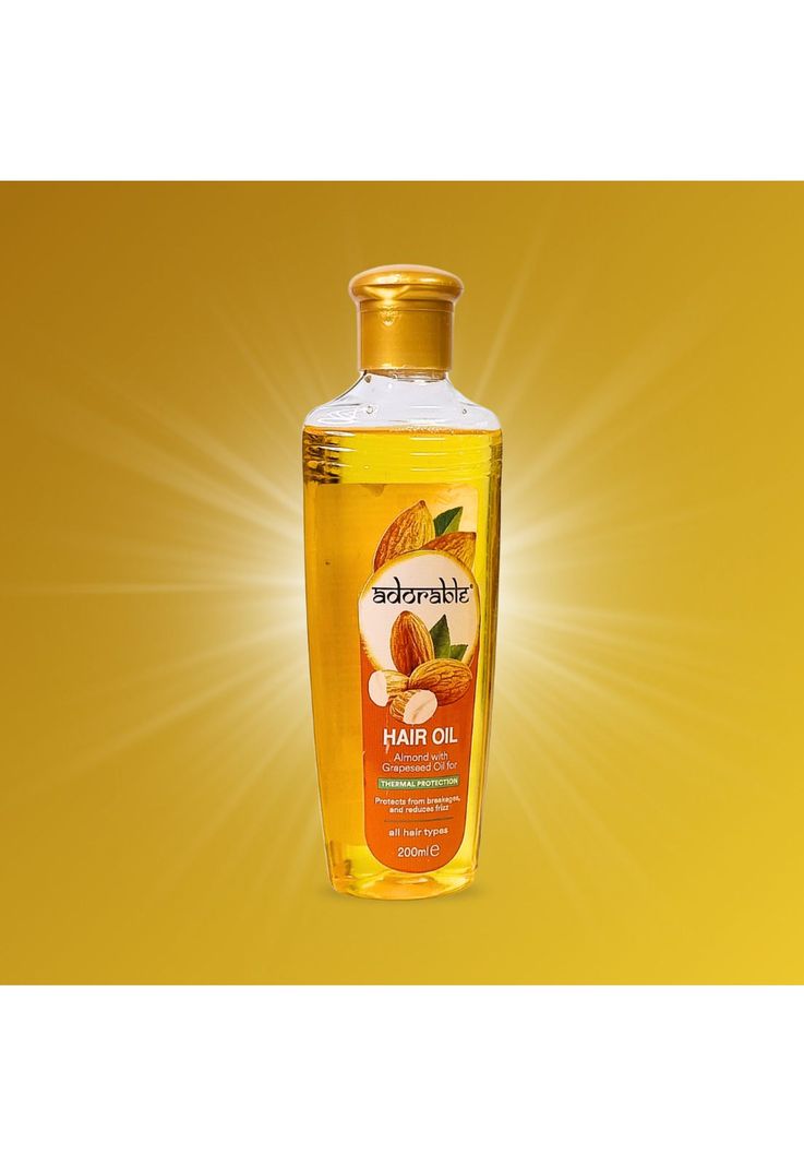 Adorable Aceite Capilar Almendra & Prot. Térmica 200 ml-1