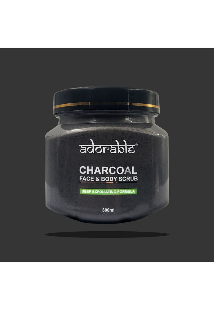 Adorable Exfoliante Cuerpo y rostro Carbón 300 ml-1
