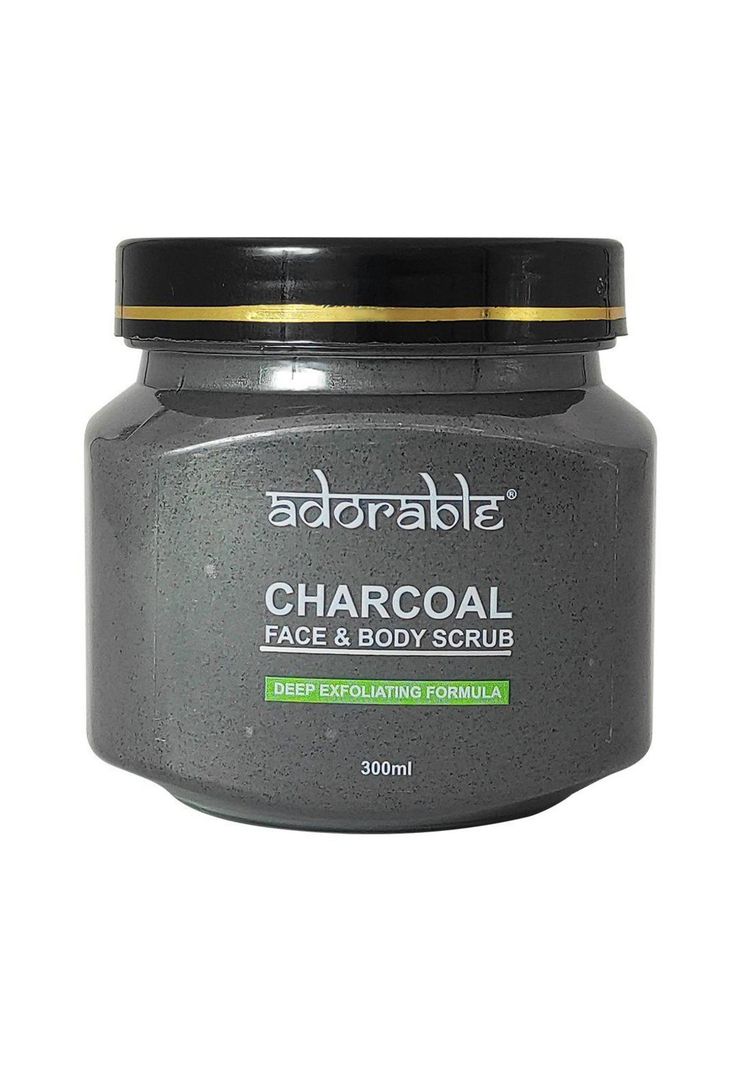 Adorable Exfoliante Cuerpo y rostro Carbón 300 ml-2