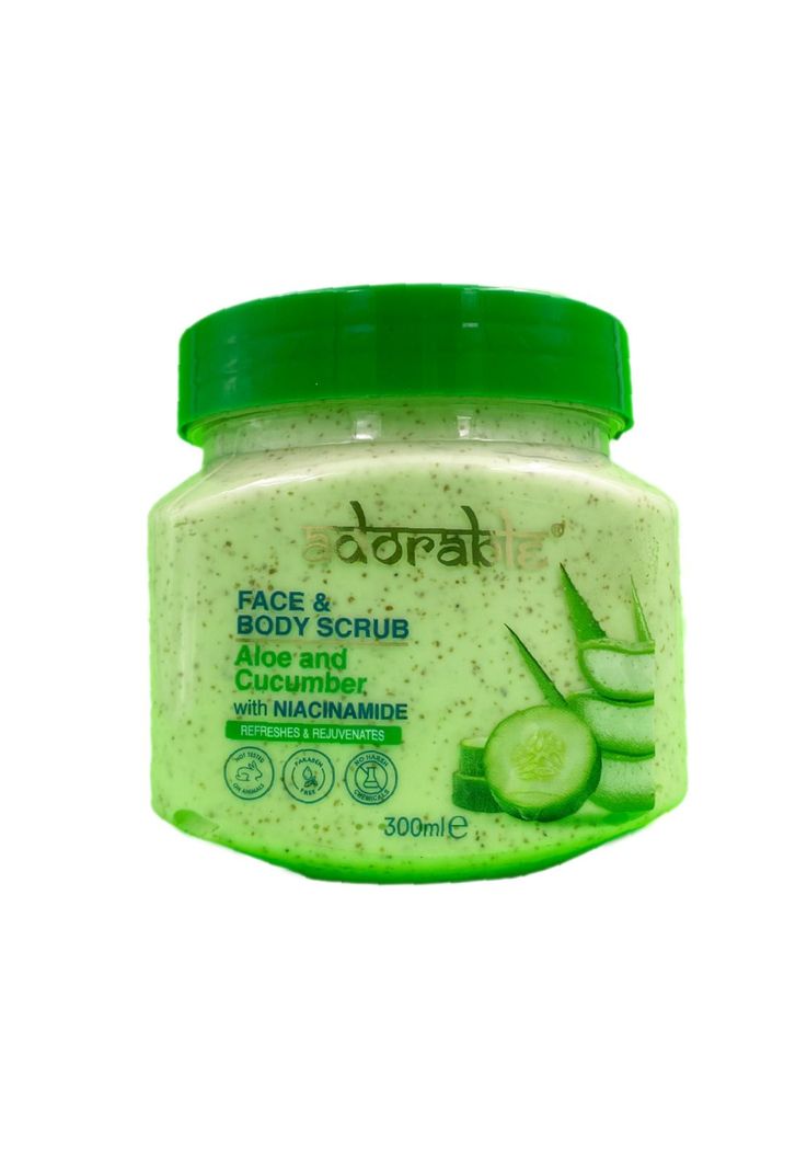 Adorable Exfoliante Aloe & Cucumber con Niacinamide 300 ml-0