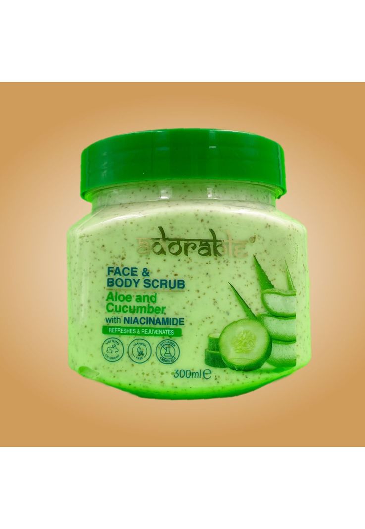 Adorable Exfoliante Aloe & Cucumber con Niacinamide 300 ml-1