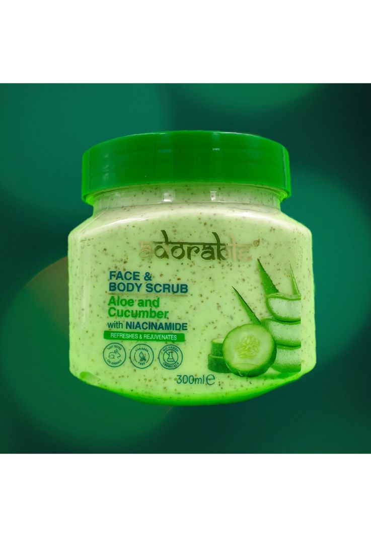Adorable Exfoliante Aloe & Cucumber con Niacinamide 300 ml-2