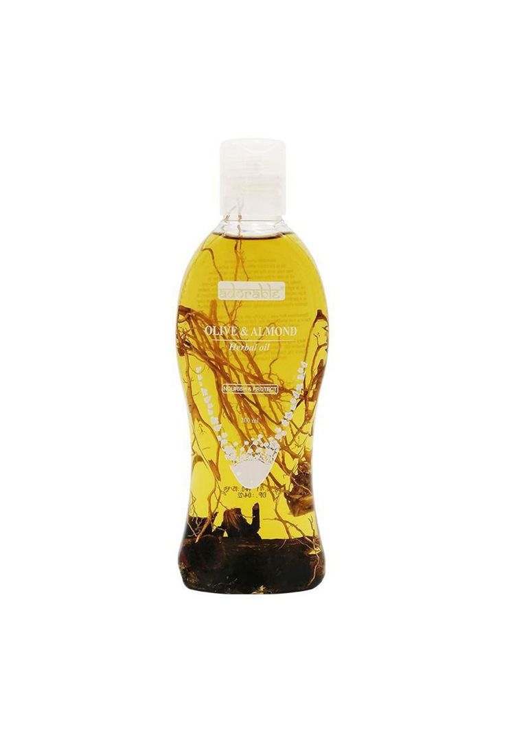 Aceite Capilar Adorable - Oliva & Alemdra 200 ml Nutre y Protege Transparente