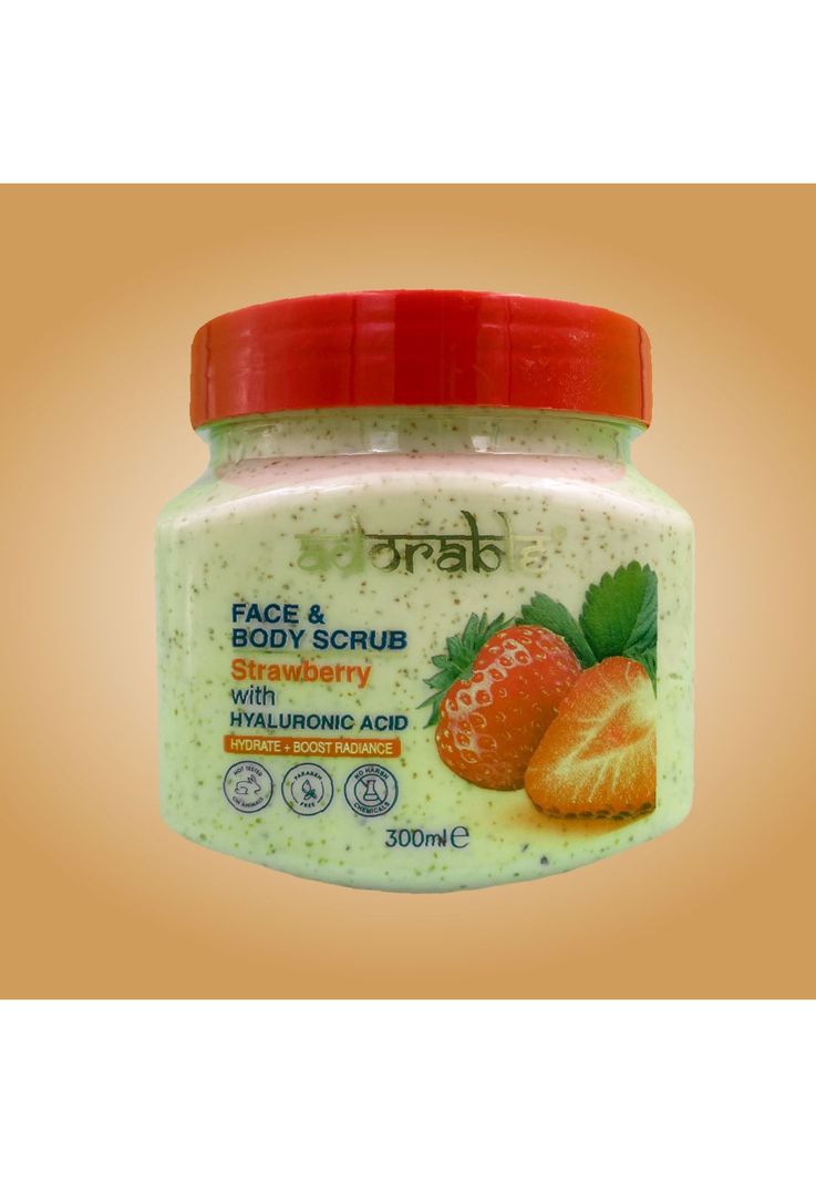 Adorable Exfoliante Frutilla & Acido Hialurónico 300 ml-1