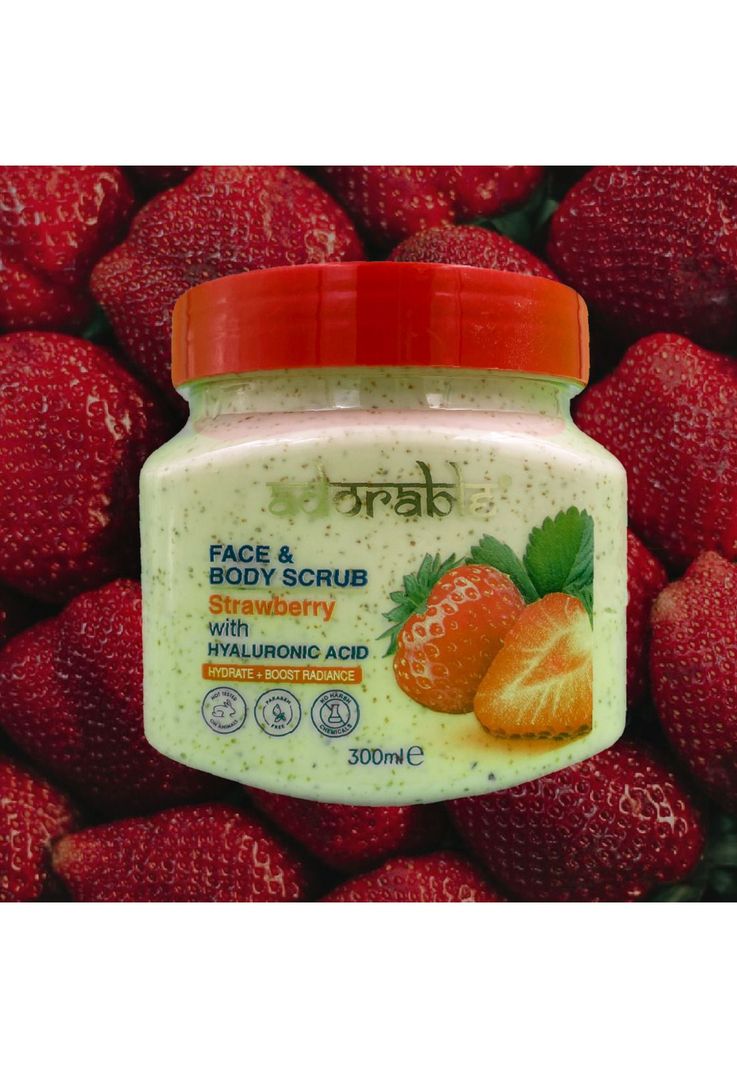 Adorable Exfoliante Frutilla & Acido Hialurónico 300 ml-2