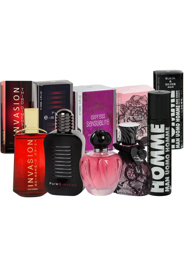 Pack 5x4 Omerta EDT y EDP 100 ml Surtidos Transparente