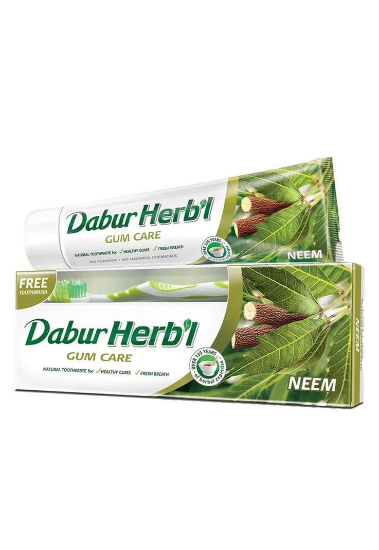 Pasta Dental Herb'l Neem + Cepillo de Dientes 150gr Transparente