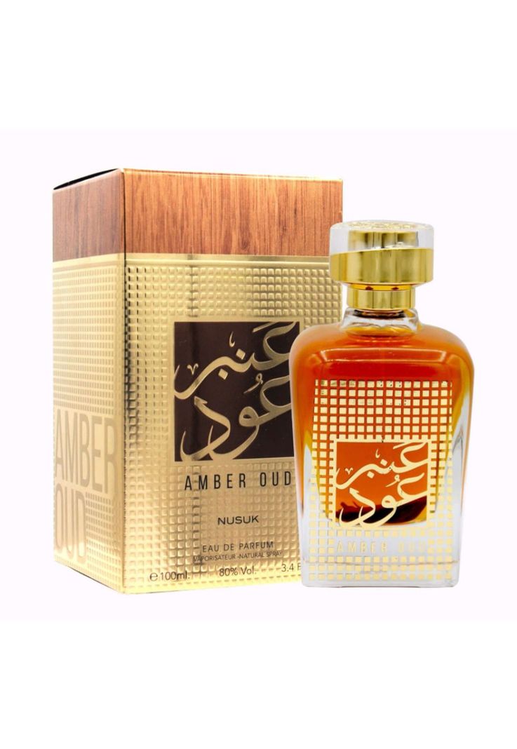 Nusuk Amber Oud Eau De Parfum 100 ml Unisex Transparente