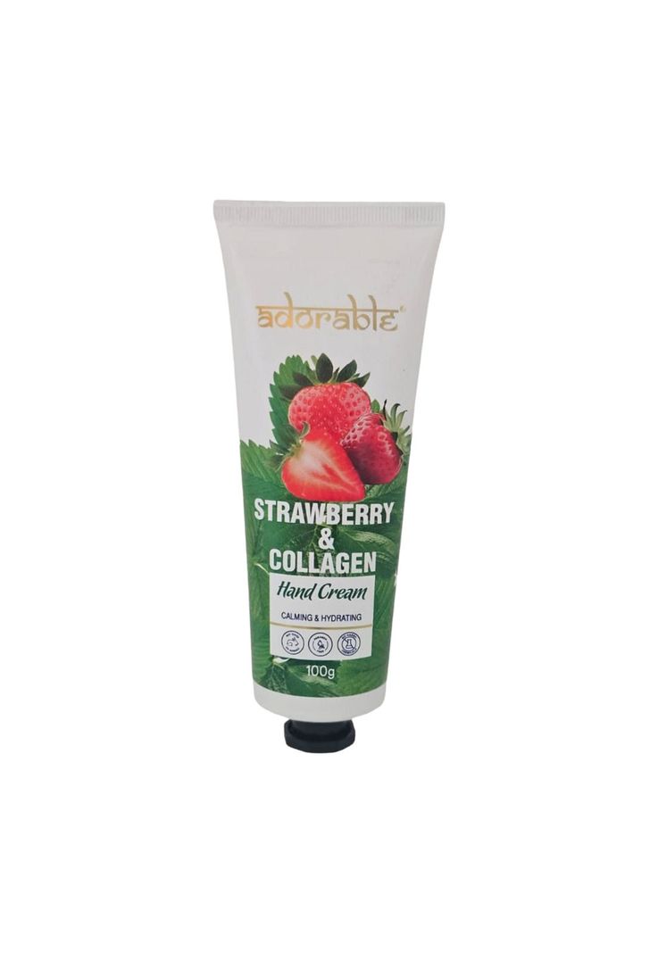 Adorable Crema de Manos Frutilla & Colágeno 100 gr-0