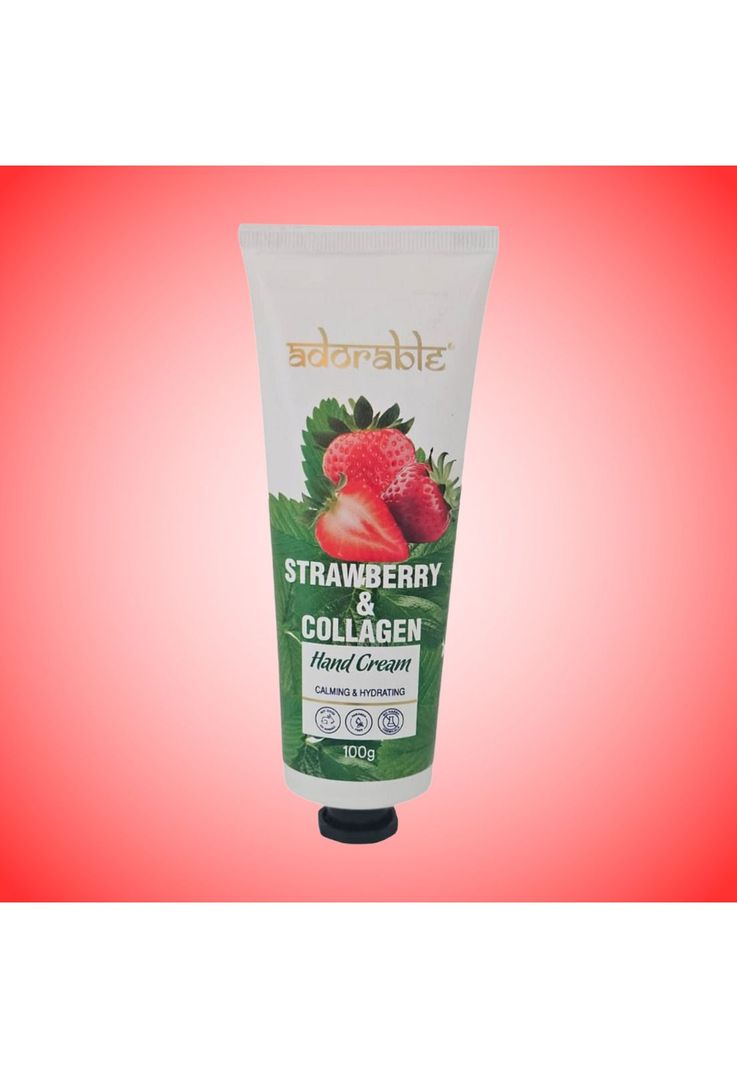 Adorable Crema de Manos Frutilla & Colágeno 100 gr-1