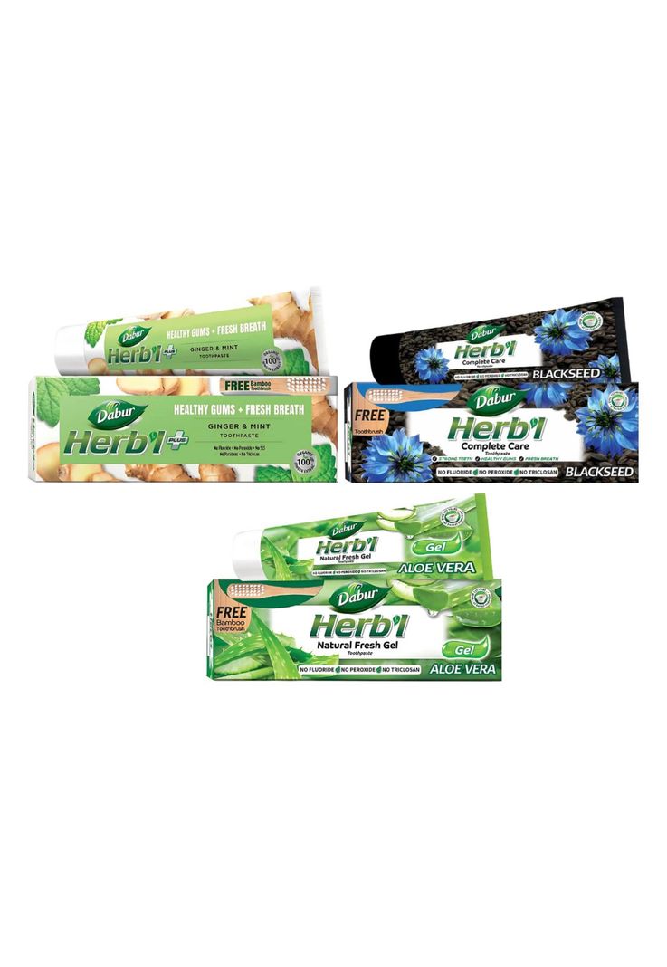 Pack #1 Pasta Dental Dabur Herbal 150gr 3 Uds-0