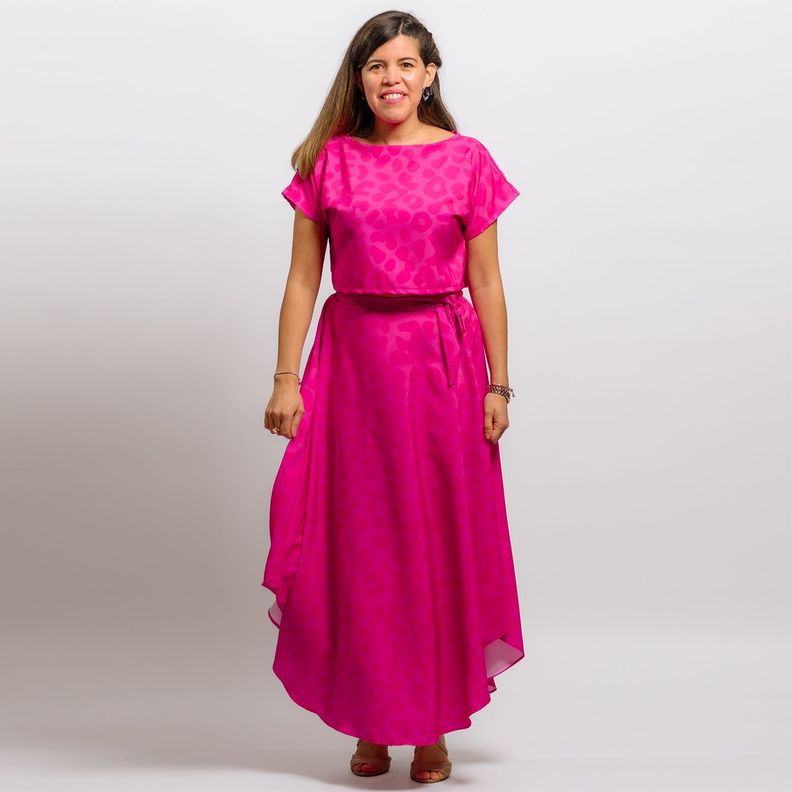 Conjunto Fucsia Poliester-0