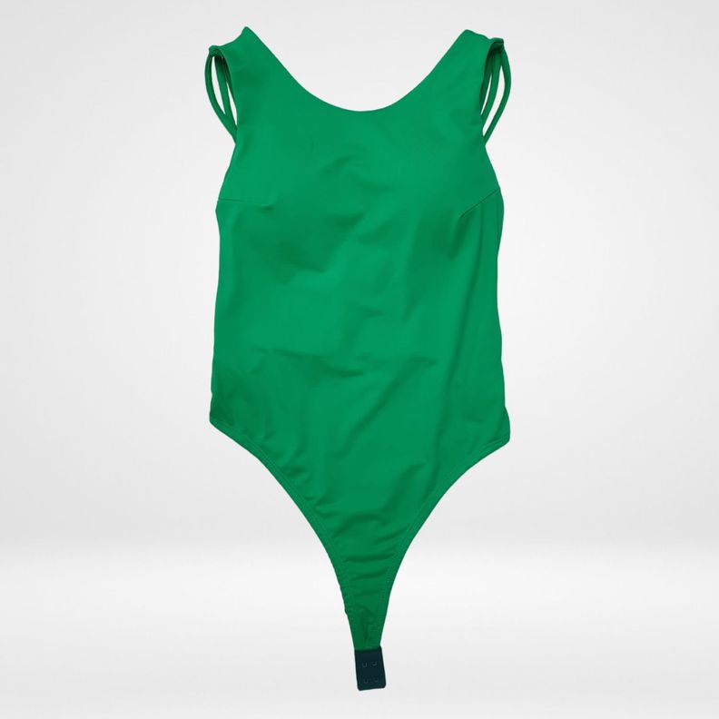 Body Lycra Verde Tiras en la Espalda-3